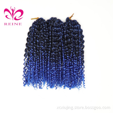 Reine Hot Sale Wholesale Mali Bob Crochet Braid Synthetic Small Afro Curly Hairstyle Mali Bob Hair Extension